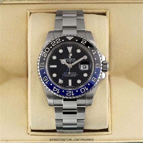 pre owned rolex gmt master ii batman|Rolex gmt Batman investment.